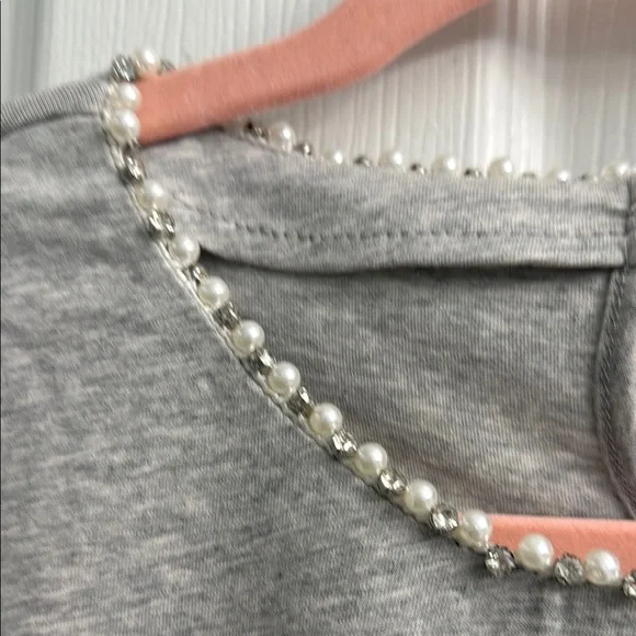JCrew Factory Embellished Tee - Picture 3 of 4